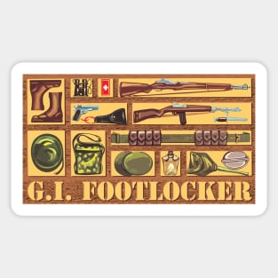 The G.I.'s Footlocker Sticker